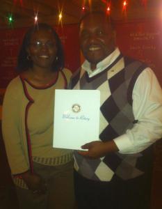 floyd miles and mary miles at rotary club