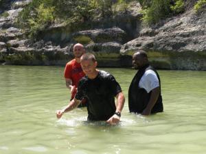Leakey SA man baptized2