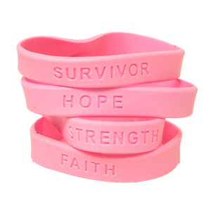 pink-cancer-awareness-wristbands