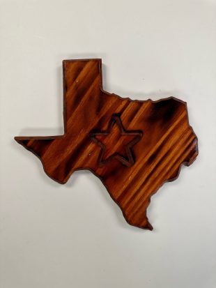 Texas Plaque - Cherry